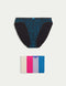 5pk Cotton Lycra High Leg Knickers